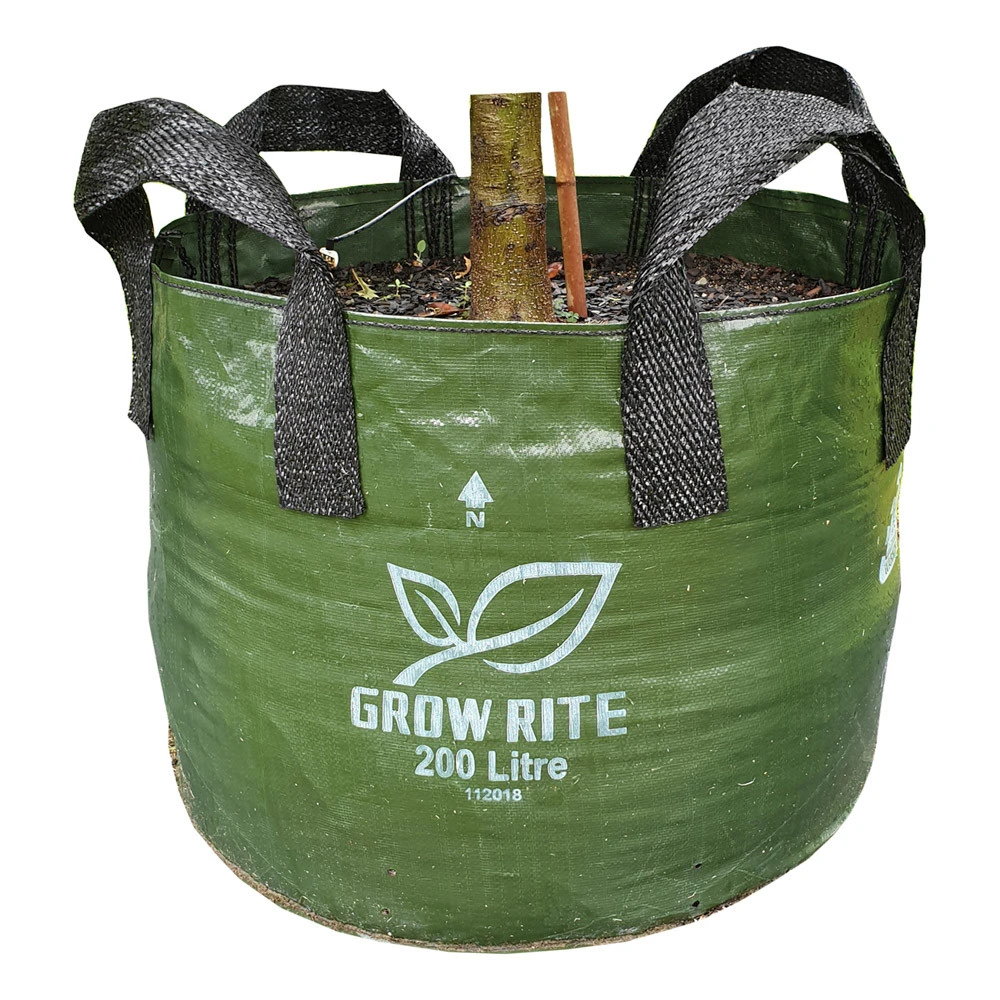 XHD Woven Plastic Plant Bag With 4 Handles, 200L 3 XHD Woven Plastic Plant Bag With 4 Handles, 200L
