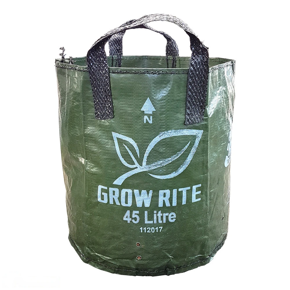 XHD Woven Plastic Plant Bag With 2 Handles, 45L 3 XHD Woven Plastic Plant Bag With 2 Handles, 45L