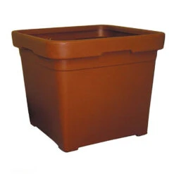 Advanced Plant Container Square -Outdoor Garden Shop 580mmSQ Advanced Plant Container Square Rustic 29172.1649645265