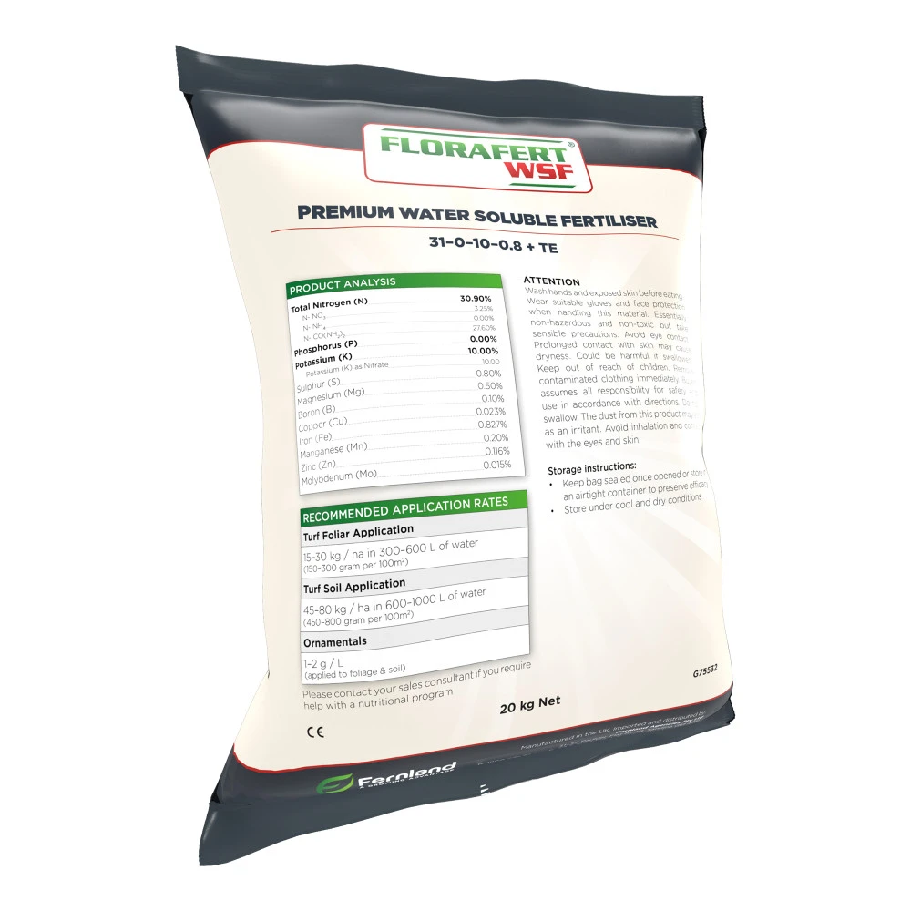 Water Soluble Fertiliser 31-0-10 +TE 3 Water Soluble Fertiliser 31-0-10 +TE