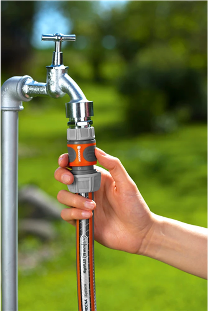 Gardena 19mm Hose Connector For 13mm Tap Adaptor - Image 3