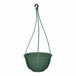 Grecian Hanging Basket Complete -Outdoor Garden Shop Grecian Hanging Basket Complete 250mm Jade Green 44516.1649645106